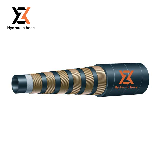 SAE 100 R15 Hydraulic Hose - Ultra High Pressure Steel Wire Spiral Hose for Extreme Applications