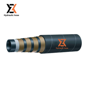 SS04 Ultra-Flexible High Pressure Hydraulic Hose - 4 Spiral Steel Wire Reinforced for Extreme Flexibility And High Pulse Resistance